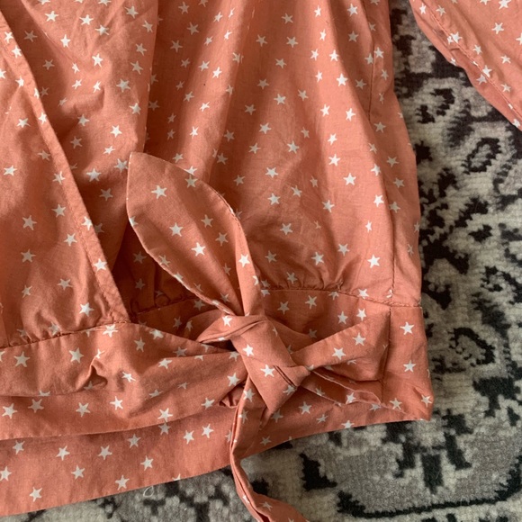 MADEWELL STAR PRINT SURPLICE BLOUSE - Picture 3 of 6